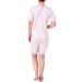 Normann Care Nursing Overall for Women - 1/2 Sleeve Zip Back & Leg - XL Rose | International Shipping Available - Buy Online on GoSupps.com