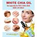 Botanical Beauty WHITE CHIA SEED OIL 100% Pure Natural Virgin Unrefined Cold-Pressed Carrier Oil 2 Fl Oz 60 ml for Face Skin Body Hair Lip Nails. Rich in vitamin E - Buy Online on GoSupps.com
