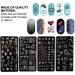 Nail Printing Stencils & Stamping Plates - Durable & Easy to Use for Home Beauty Salon | Free International Shipping - Buy Online on GoSupps.com