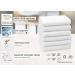 Zollner 6 Set Hotel Quality White Bath Towels - Soft & Strong 50x100 cm Washable up to 95 C with Practical Hanger - Buy Online on GoSupps.com