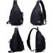 TurnWay Waterproof Sling Bag with USB Charging Port | Travel, Hiking, Cycling, Camping | Black - Buy Online on GoSupps.com