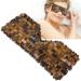 Natural Jadestone Eye Mask  Jade Stone Face Massager Eye Body Massager Mini Eye Masks Eye Circle Soothes Sleeping Relax For Sleeping Masks Care Massage Tool(Tiger Eye)