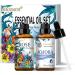 30ml Travel Size Rose & Jojoba Essential Oil Set Floral Fragrance for Candle DIY Aromatherapy Diffuser & Perfume | 1 Fl Oz (Pack of 2 - Buy Online on GoSupps.com