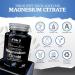 High Strength Magnesium Citrate 1480mg Vegan Capsules - 4 Month Supply | 444mg Elemental Magnesium | Non-Tablets | Premium Magnesium Supplement - Buy Online on GoSupps.com