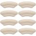 Makryn Premium Heel Pads Inserts Grips  Back of Heel Protectors Cushions Liner Prevent Too Big Shoe from Shoe Slipping Blisters Filler for Loose Shoe Fit for Men Women (BeigeA)