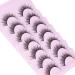 Vanssymunlin Natural Eyelashes with Lash Glue Wispy False Eyelashes Lashes Natural Look Strip Lashes 7 Pairs Lash Kit with 5ml Eyelash Glue - Buy Online on GoSupps.com