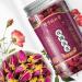 Tisane Naturelle Th Sain Th La Rose Th Aux Fruits En Conserve Th De D esse La Rose Enti re 1 76oz / 50g De Th La Rose