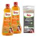 Poliboy wood cleaner - concentrated wooden furniture cleaner for inside and outside - 2x 500 ml - with cotton cloth - Made in Germany cleaner 500 ml (2 pack)