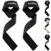 Smith & solo train aid strength training - women and men train aid lifting straps handle aids for strength sport gym and bodybuilding fitness accessories grip help black
