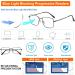 Men's Progressive Multifocus Photochromic Reading Glasses - Anti-Blue Light Multifocal Sunglasses - Black Frame 2.5x - International Shipping Available - Buy Online on GoSupps.com