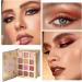 Makeup Book Palette Twelve Shade Eyeshadow Hardcover Style Sparklee Eye Color Set Including Blush Quad Lip Gloss Panels Compact Cosmetic Library Created Teens Ladies Celebration Event Routine - Buy Online on GoSupps.com