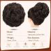 Claw Clip Messy Bun Hairpiece | Wavy Curly Chignon Ponytail Extension | Dark Auburn & Darkest Brown | Synthetic Scrunchie for Women - Buy Online on GoSupps.com