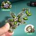FRCOLOR Vintage Women s Flower Crystal Hair Clips - Elegant Green Hair Accessories for International Shipping - Buy Online on GoSupps.com