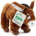 Zappi Co 100% Recycled Plush Donkey Toy (21cm) - Eco-Friendly Stuffed Animal for Newborns - Buy Online on GoSupps.com
