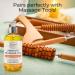 Lymphatic Massage Oil | 100% Natural Drainage Oil with Arnica Lemon & Ginger | Premium Quality for Post Surgery Recovery | 8oz by Brookethorne Naturals - Buy Online on GoSupps.com