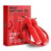 WOD Nation Attack Speed Jump Rope for Women & Men, Speed Rope Skipping Rope for Exercise, Adjustable Jump Ropes for Fitness - Workout Rope, Crossfit Jump Rope, Jumping Rope, Workout Jump Rope Red