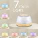 TAIGUCAT 300ML Aromatherapy Essential Oil Diffuser - 8 Hours Quiet Electric Air Diffuser with Remote Control and 7 LED Color Changing Lights - Yellow - Buy Online on GoSupps.com
