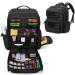 BAFASO Barber Case Travel Barber Bag Holds Barber Styling Tools (Bag Only) Black