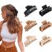 Vsiopy 6pcs 3.5 Inch Claw Clips for Thick & Thin Hair | Girls' & Women's Neutral Hair Accessories | Matte Square Hair Claws - Buy Online on GoSupps.com