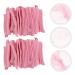 ARTIBETTER 100Pcs Disposable Hair Net Caps - Pink Bouffant Caps for Women - Ideal for Food Service - Elastic Head Cover - Buy Online on GoSupps.com