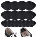 ZSRVAJ 16 Pcs Shoe Heel Repair Heel Repair Patch Self-Adhesive Shoe Repair Patch for Most Types of Shoes Shoe Heel Repair Kit for Sneaker Leather Shoes and High Heels (Black)