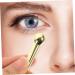 Beavorty 2-in-1 Golden Magic Wand Eye Massage Device - Metal Head Applicator for Eye Cream & Relaxation - Buy Online on GoSupps.com