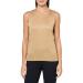 Anne Klein Womens Lurex Sleevesless Mock Neck XX-Small Gold Dust