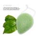 Bio-Konjac Sponge Set with Green Tea | 4 Drop-Shaped Natural Face Sponges | Eco-Friendly Cleansing - Buy Online on GoSupps.com