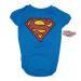 DC Comics for Pets Superman Logo Dog T Shirt, Small (S) | Superhero Costume for Dogs in Blue | Small Dog T Shirts for Small Size Dog Breeds | See Sizing Chart for Details