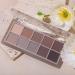 Hegafoo 10 Color Nude Eyeshadow Makeup Palette + 5 PCS Eye Brushes Set - Professional Naked Matte Shimmer Eye Shadow Kit | Long Lasting & Waterproof - Buy Online on GoSupps.com