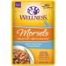 Wellness Healthy Indulgence Natural Grain Free Wet Cat Food, Morsels Turkey & Duck, 3-Ounce Pouch (Pack Of 24) Turkey & Duck 3 Ounce (Pack of 24)
