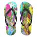 Mnsruu Hummingbird and Flower Petal Flip Flops Home Hotel Spa Bedroom Travel S for Men Women Small