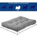 MidWest Homes for Pets Ombre Dog Bed - Plush Gray 24-Inch Bed, Machine Washable - Fits Wire Dog Crates - Buy Online on GoSupps.com