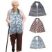 Muloo Adult Bib Scarf Reusable Clothing Protector Daily Eating Aids Accessories Dining Scarf for Elderly Disabled Women Men - Buy Online on GoSupps.com