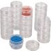 The Beadsmith Clear Plastic Bead Storage Case - 25 Removable Jars, 5 Screw Top Lids - Organizer for Jewelry and Crafts - Buy Online on GoSupps.com