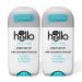 Hello Activated Charcoal Antiperspirant Deodorant for Women + Men, Natural Fragrance, Dermatologically tested, Baking Soda Free, Parabens Free, Dye Free, 48 Hour Sweat and Odor Protection, 2 Pack Antiperspirant Charcoal