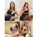 HOFISH Seamless Hands-Free Pumping Bra for Nursing and Maternity - Black/Beige, S-2XL - Buy Online on GoSupps.com