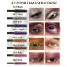Pink Rose Glitter Metallic Mascara for Eyelashes-2PCS Colored Tubing Mascara Volume and Length Longlasting Waterproof Smudge-Proof Curling Mascara for Women Cosplay Party Stage Use Eye Makeup 07 Pink +08 Rose - Buy Online on GoSupps.com