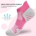 PAPLUS Women's Ankle Compression Running Socks 6-Pack - Cushioned Athletic Socks with Arch Support - Large-X-Large - Buy Online on GoSupps.com