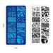 DANNEASY Nail Stamping Plate Set - 6 Pieces Flower Leaf Heart Stencils for Manicure - Lovely Series Nail Design Kit - Buy Online on GoSupps.com