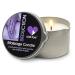 LOVE PLAY Seduction Massage Candle - Moisturizing Body Oil Candle for Couples and Home Spa - Luxurious & Hydrating Skin Care Body Massage Oils - Natural, Vegan - Lemon & Clove (6.76oz)