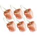 6 pieces of Premium - Salzlick stones (individually packaged) Total 19.5kg including cord for hanging |Ref. Type Himalaya |Leckstein |Livestock salt |Mineral