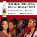 Rose Water for Hair Loc Spray Moisturizing Refreshing Spray for Locs - Rose Water Hair Scalp Moisturizer - Hydrating Dreadlock Spray to Nourish the Scalp Rosewater & Peppermint Spray Prevents Dry - Buy Online on GoSupps.com