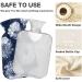 Batik Hot Water Bottle with Cover - 1L BPA Free Small Pain Relief Bag for Cramps Ideal for International Shipping - Buy Online on GoSupps.com