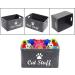 Geyecete Dog Apparel & Accessories/Pet Supplies Storage Basket - Collapsible Grey Bin for Office, Bedroom, Closet & Toys - Buy Online on GoSupps.com