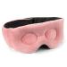 Dulief Eye Mask - Microwavable & Reusable Eye Cover for Sleeping with Lavender & Flaxseed - Migraines Headache Sinus Pain Dry Puffiness Relief - Warm Compress for Relaxation Pink