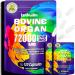 Beef Organ Supplement for Women (Liver Kidney Uterus Heart & 4 More) with Ashwagandha DIM Vitamin & Black Cohosh Grass Fed Beef Liver Capsules for Endocrine Balance Energy 120 Capsules 120 Count (Pack of 1) Purple