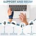Actesso Neoprene Thumb Splint Support Brace for Pain Relief - Left Hand Blue | Wrist Tendonitis, De Quervain's, Sprains | Adjustable Thumb Spica - Buy Online on GoSupps.com