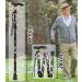 HATAF Walking Stick Folding Walking Sticks for Women Folding Walking Sticks for Men Mobility Aids walking stick rubber ends disability aids folding walking sticks for ladies Black Flowers - Buy Online on GoSupps.com