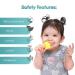 Baby Fruit Feeder Pacifier (2 Pack) for Toddler | BPA Free Silicone Teether | Soothing Gum Relief | Infant Teething Toy with Various Nipple Sizes - Buy Online on GoSupps.com